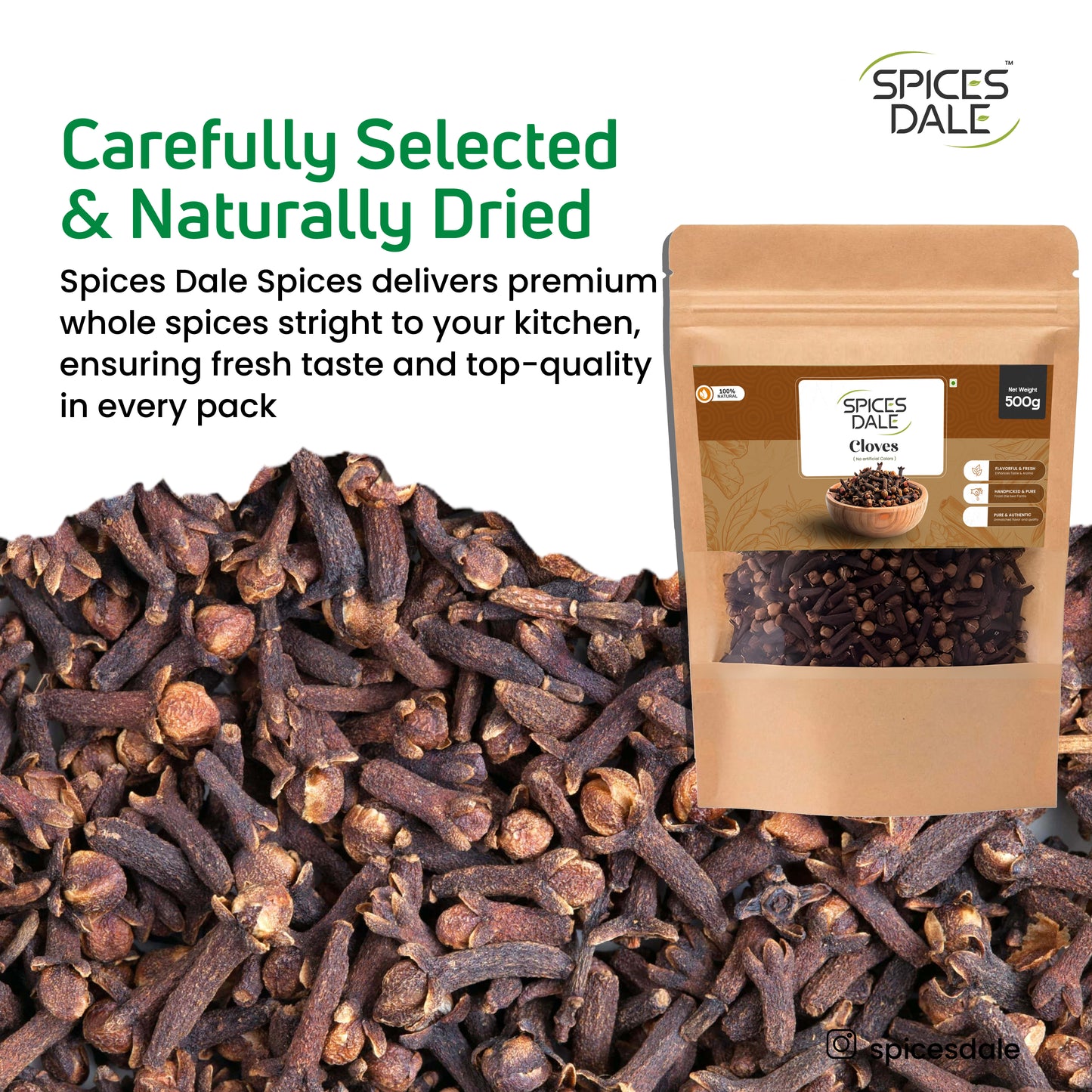 Spices Dale Cloves 500g - 100% Natural & Aromatic Cloves